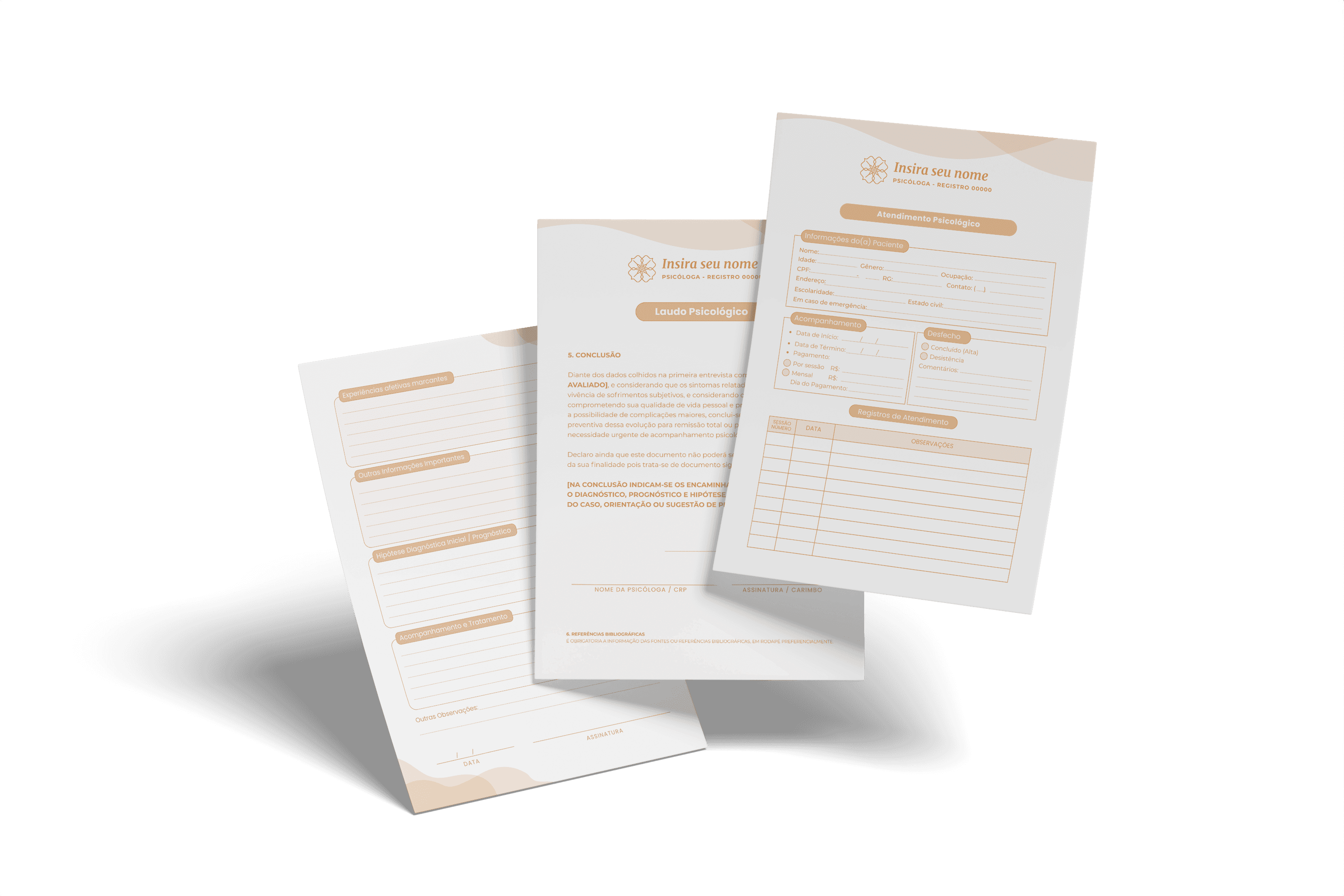 Documentos profissionais do Pluma Docs